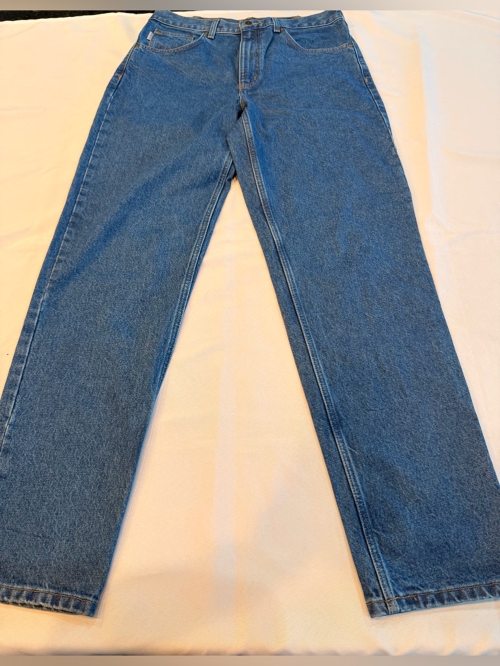 Carhartt Men's Relaxed Fit Tapered Leg Jeans 34"x34" B17-DST